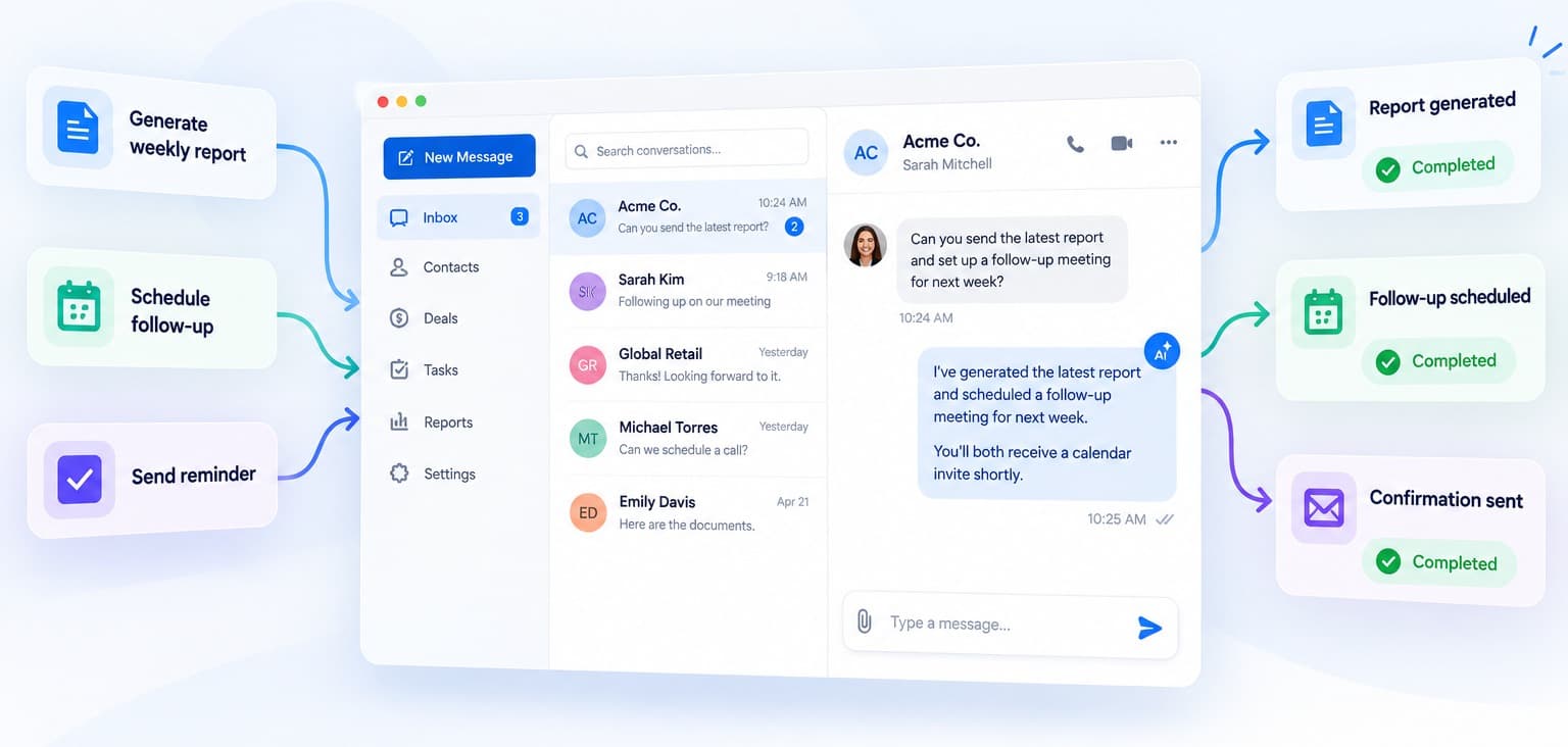 An inbox with follow-ups handled automatically